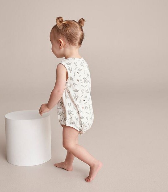 Baby Organic Cotton Print Bubblesuit 4 of 5