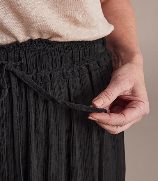 Crinkle Culotte Pants