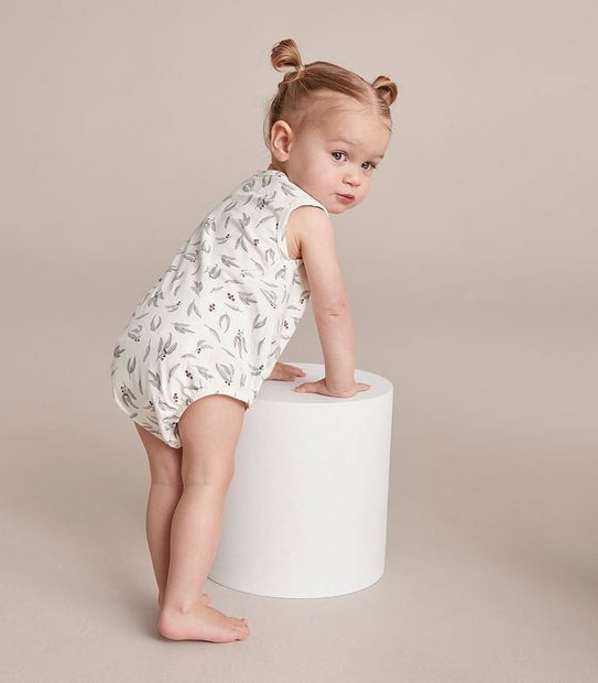 Baby Organic Cotton Print Bubblesuit