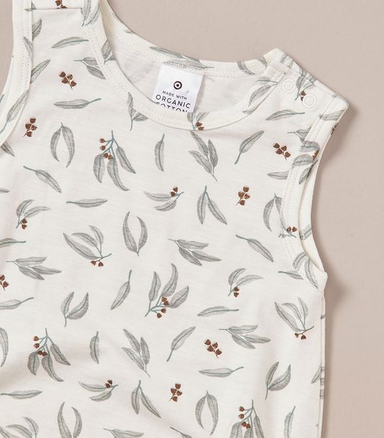 Baby Organic Cotton Print Bubblesuit 5 of 5
