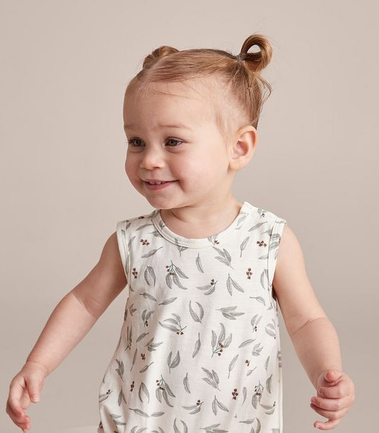 Baby Organic Cotton Print Bubblesuit