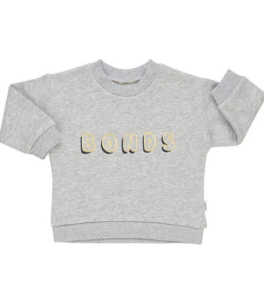 Its Gotta Be Bonds Pullover Jumper - New Grey Marle