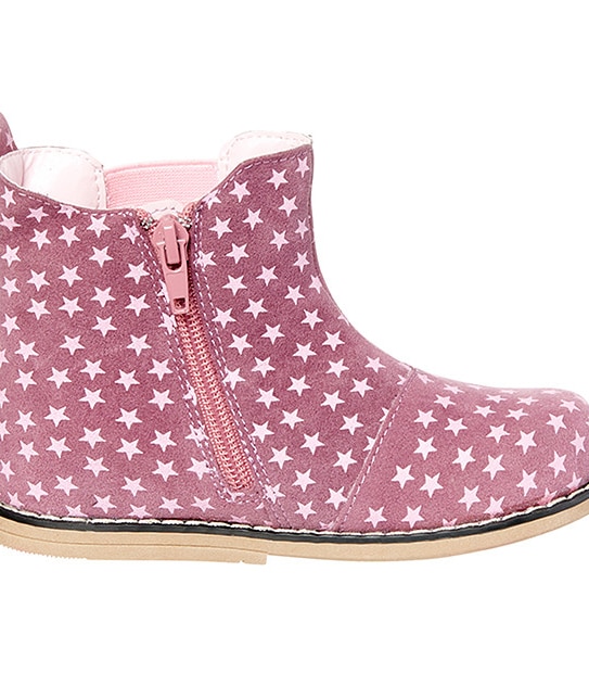Star Ankle Boots - Pink
