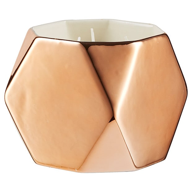 Lisa T Ceramic Candle - Rose Gold Lisa T Ceramic Candle - Rose Gold