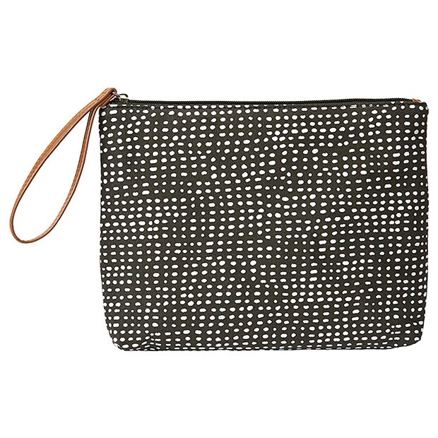 Textural Canvas Pouch Textural Canvas Pouch
