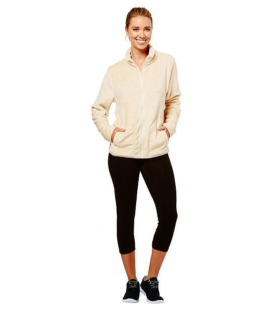Snuggle Fleece Jacket - Oatmeal 3 of 5