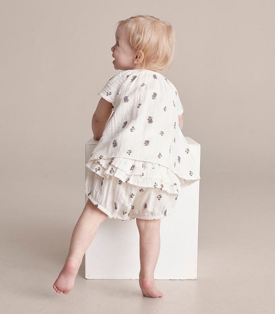 Baby Muslin Floral Blouse 3 of 5
