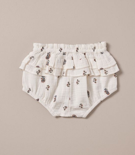Baby Muslin Floral Bloomer 3 of 5