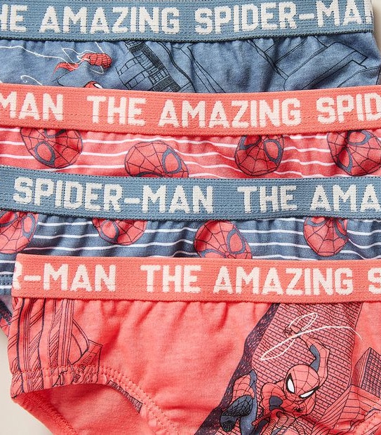 4 Pack Marvel Spider-Man Briefs