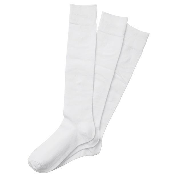 3 Pack Knee High Socks White Target Australia