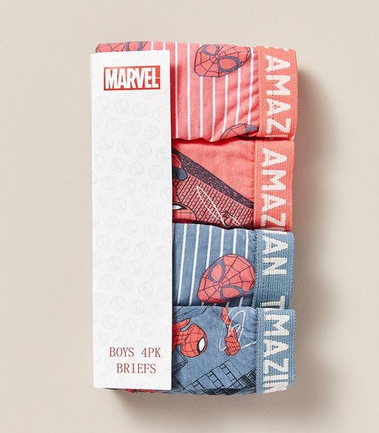 4 Pack Marvel Spider-Man Briefs