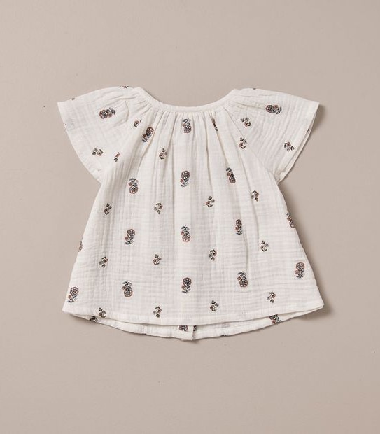 Baby Muslin Floral Blouse 4 of 5