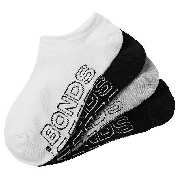 Bonds 4 Pack Lightweight No Show Socks 