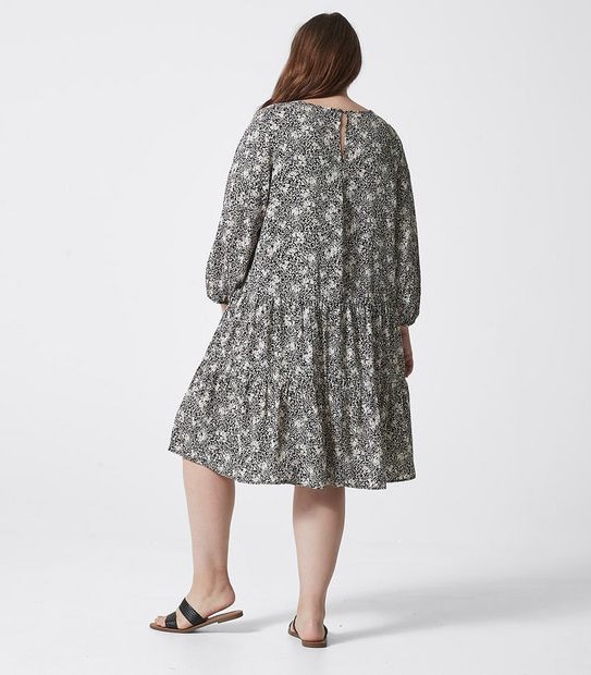 Belle Curve Tiered Dress
