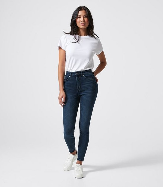 Shape Your Body Skinny High Rise Ankle Length Jeans