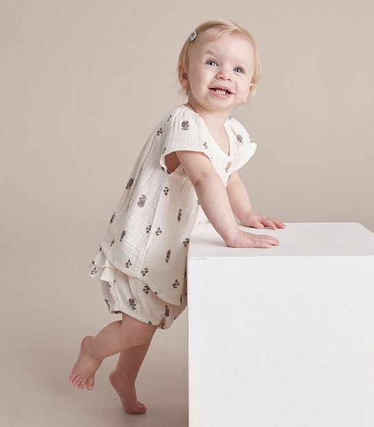 Baby Muslin Floral Bloomer