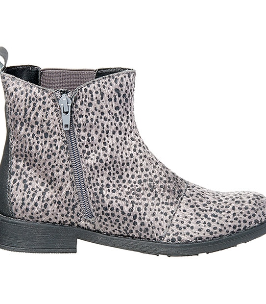 Sherwood Pony Skin Ankle Boots - Grey