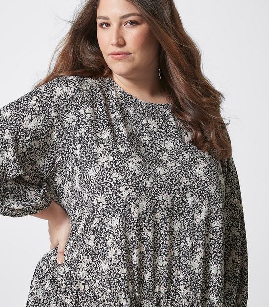 Belle Curve Tiered Dress