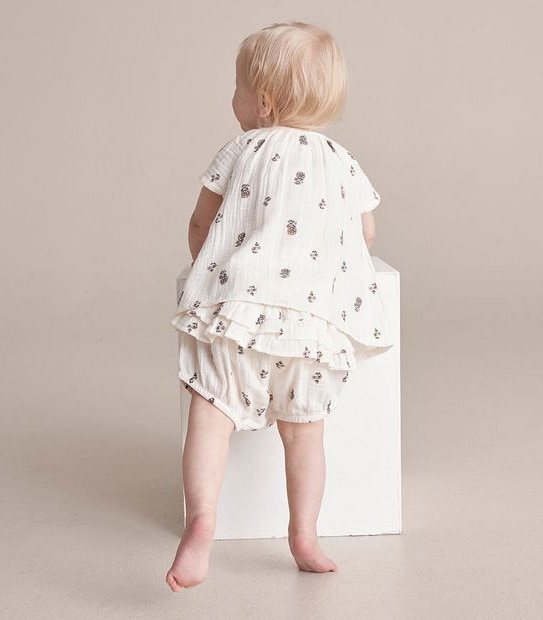 Baby Muslin Floral Bloomer 4 of 5