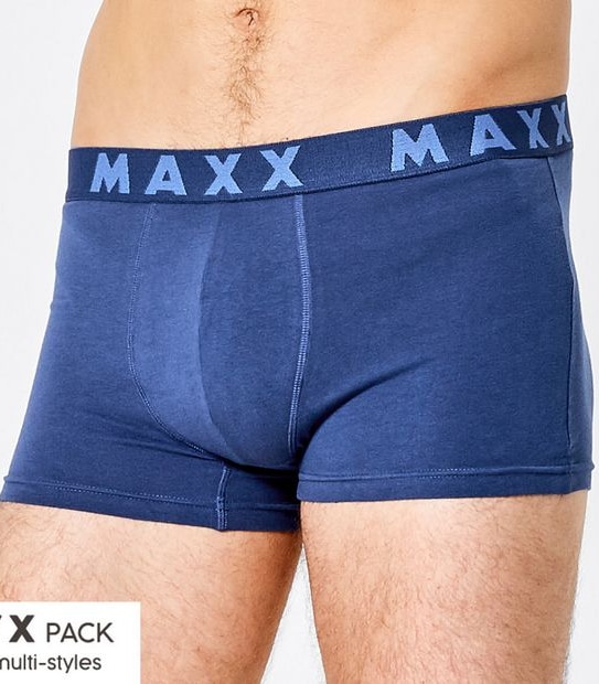 Maxx 7 Pack Trunks - Blue