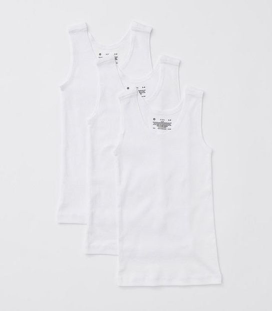 3 Pack Organic Cotton Boys Vests
