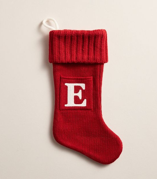 Alphabet Christmas Stocking