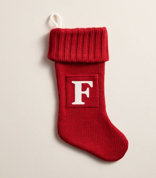 Alphabet Christmas Stocking