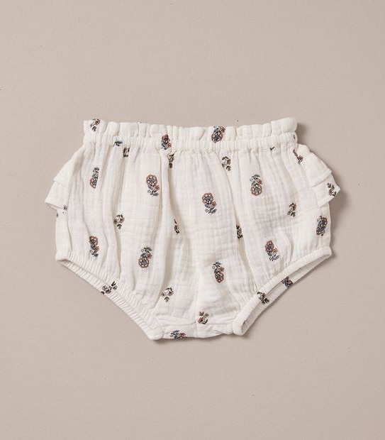 Baby Muslin Floral Bloomer 1 of 5
