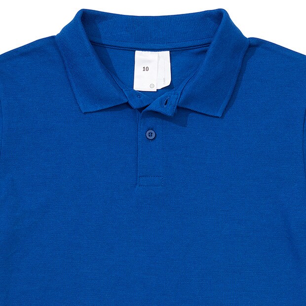 blue polo top