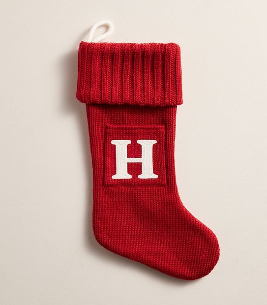 Alphabet Christmas Stocking