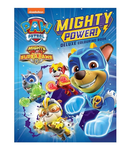 PAW Patrol Mighty Pups - Deluxe Colouring Book