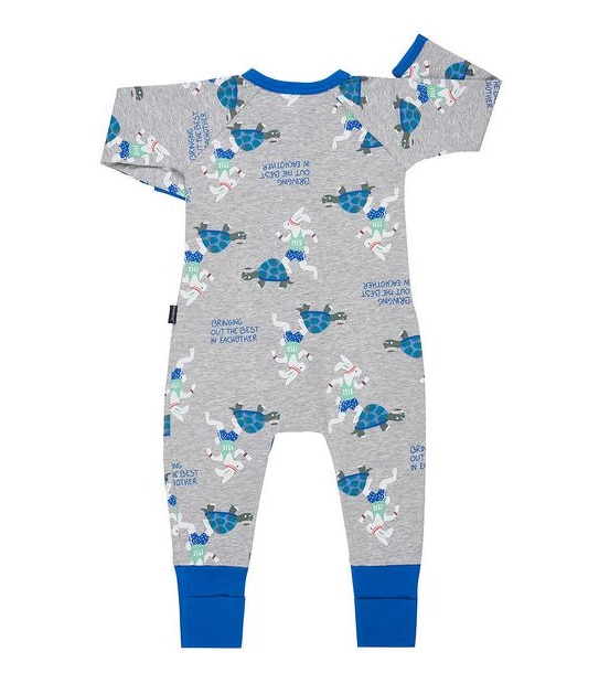 Bonds Zippy Wondersuit - Grey/Blue