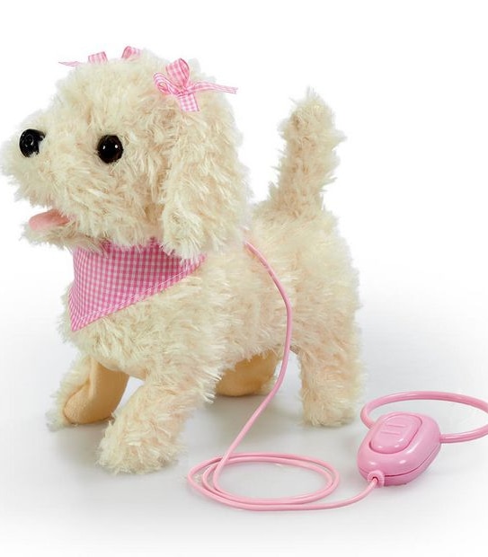 Pitter Patter Pets Walk Along Puppy - Pink