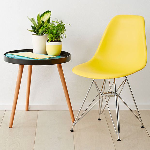 Round Side Tray Table Black Target Australia
