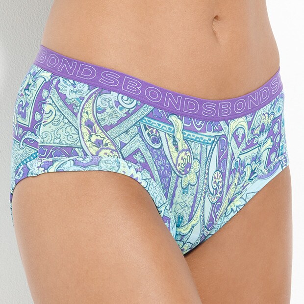 Bonds Hipster Boyleg- Pretty Paisley Bonds Hipster Boyleg- Pretty Paisley