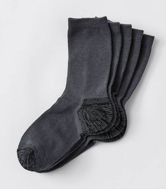 5 Pack Maxx Elevated Crew School Socks