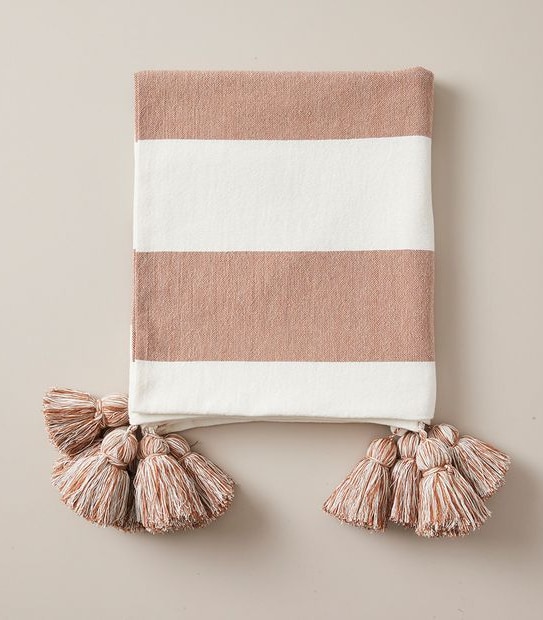 Bailey Striped Throw