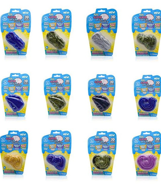 Slimy Super Brainy Metallic Putty