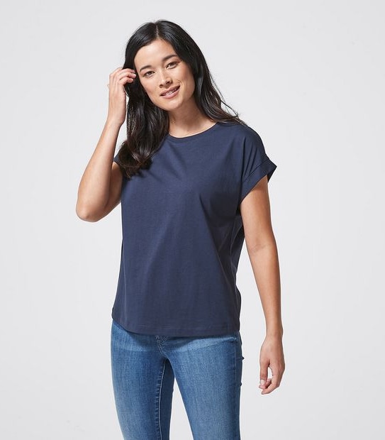 Preview Roll Cuff Supima T-Shirt