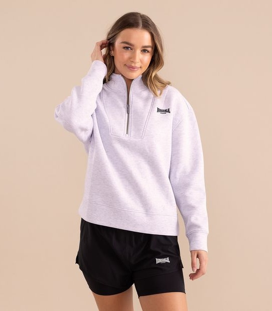 Lonsdale London Mirford Quarter Zip Jumper