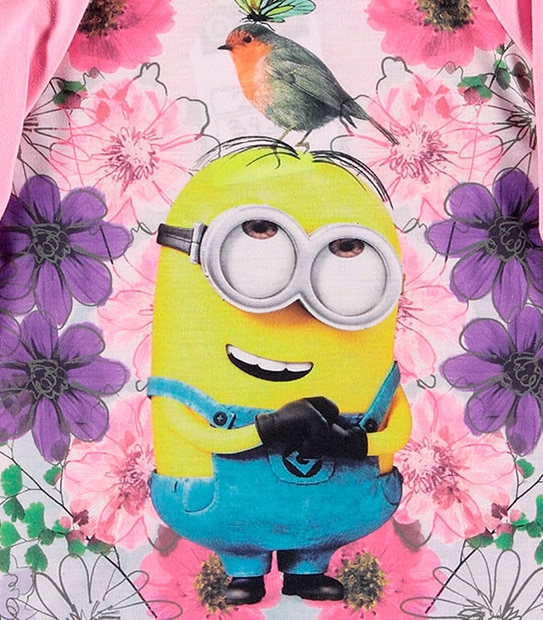 Minions Long Sleeve Flower Print T-Shirt Target Australia