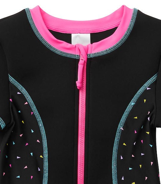 Confetti Print Short Sleeve Wetsuit
