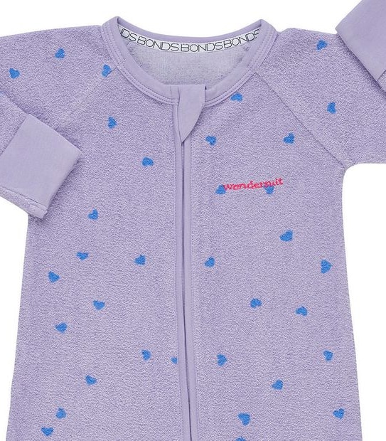 Bonds Zippy Wondersuit Poodelette - Purple