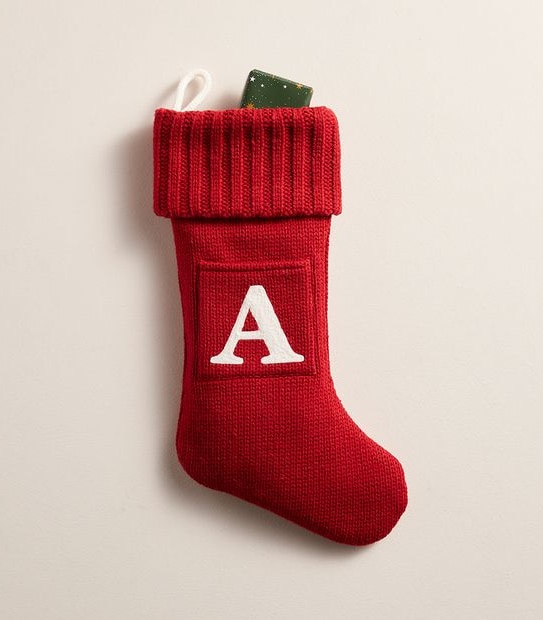 Alphabet Christmas Stocking