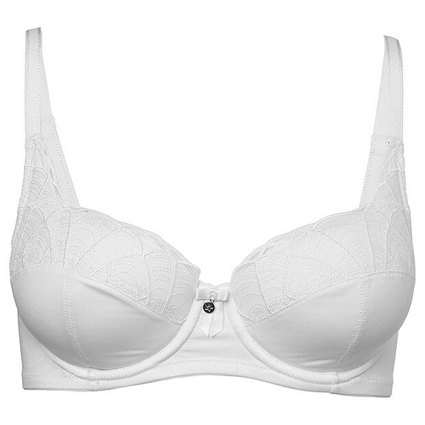 Deco Padded Underwire Bra - White, Style:CN1433GW Deco Padded Underwire Bra - White, Style:CN1433GW