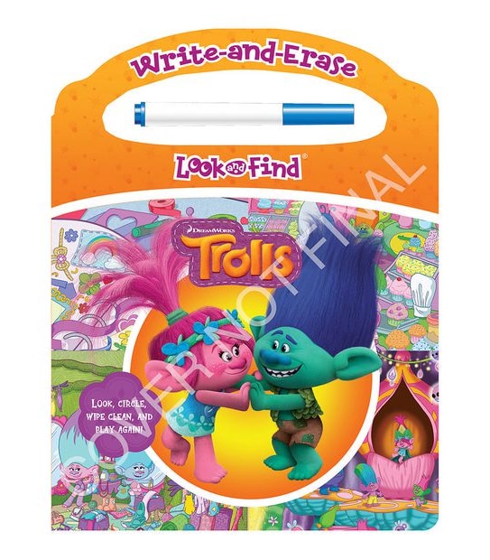 Write & Erase Look And Find Trolls
