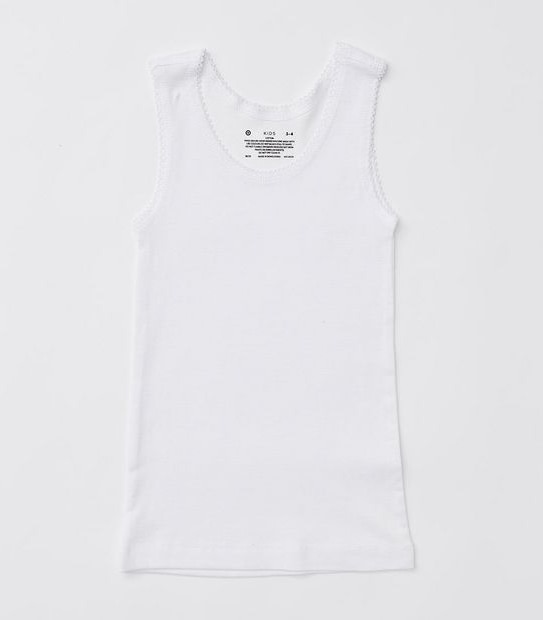 3 Pack Organic Cotton Girls Vests