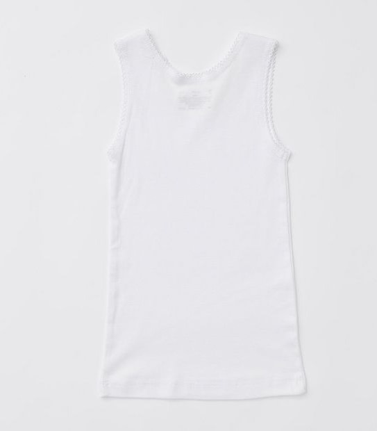 3 Pack Organic Cotton Girls Vests