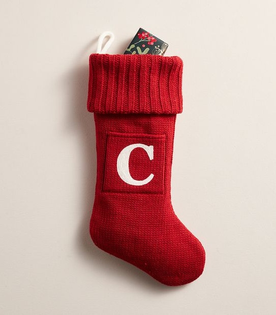 Alphabet Christmas Stocking