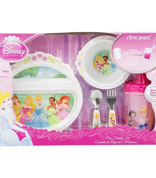 Disney Princess 5 Piece Feeding Set